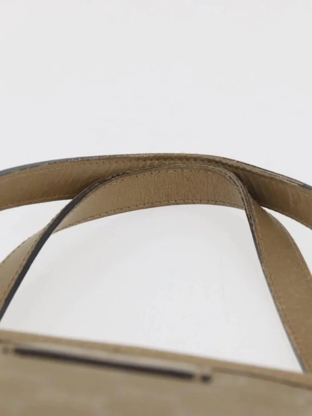 GUCCI GG Implementation Tote Bag PVC Gold 211138 Auth 175419